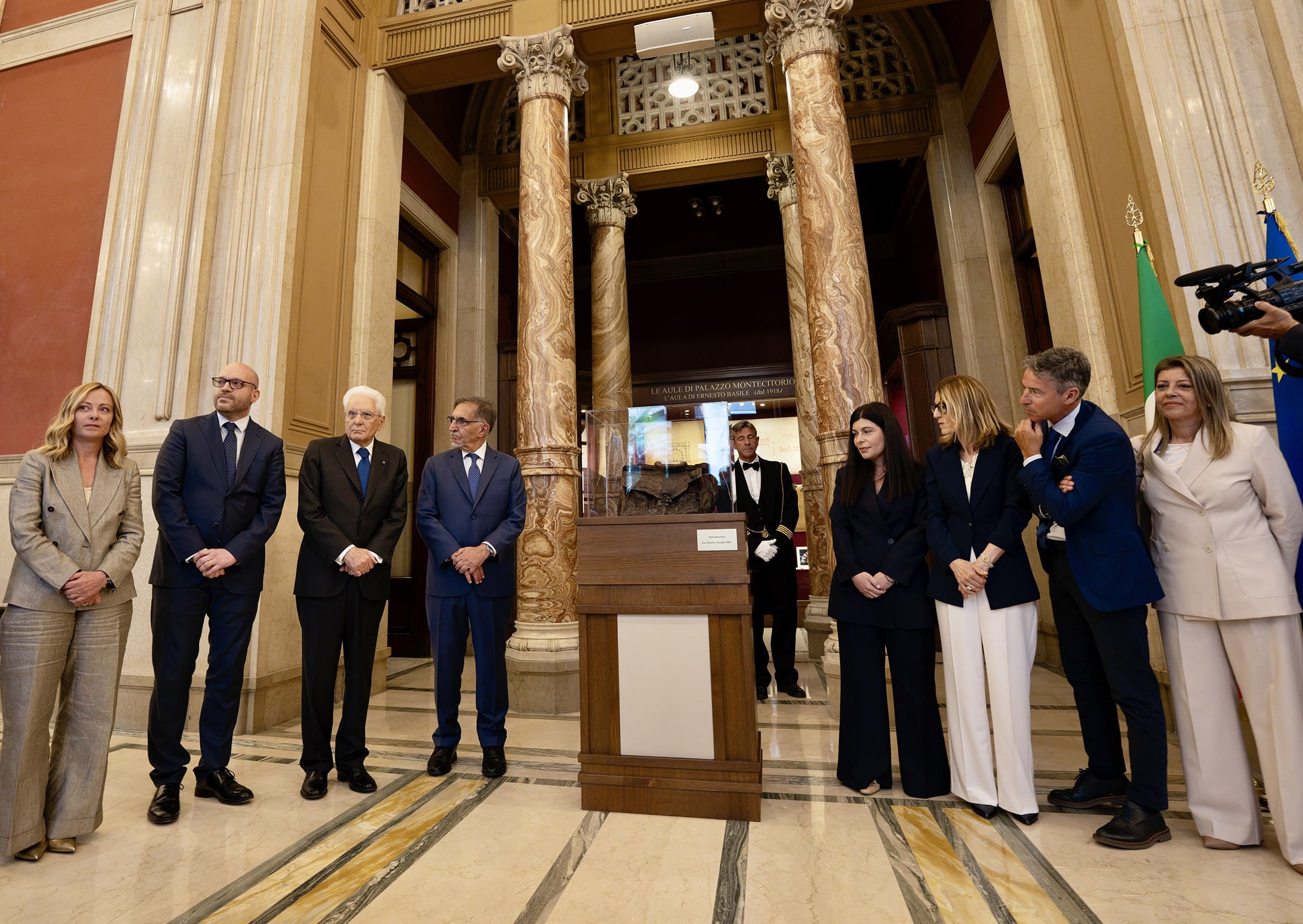 Alla Camera la borsa del giudice Paolo Borsellino